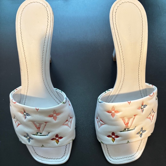 LOUIS VUITTON Revival Mule Blanc - Picture 2 of 10